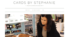 Desktop Screenshot of cardsbystephanie.com
